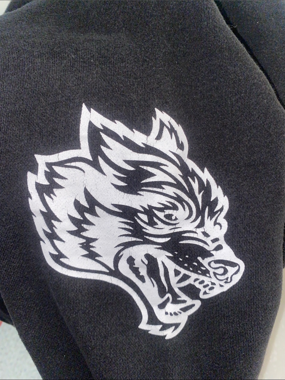 Darc Sport Wolves Black Womens Sweatpants - Picture 5 of 5